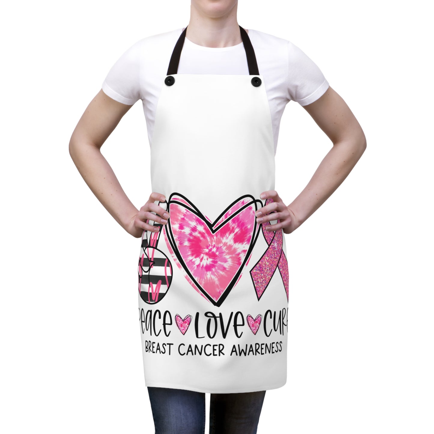 PEACE LOVE CURE-Apron (AOP)