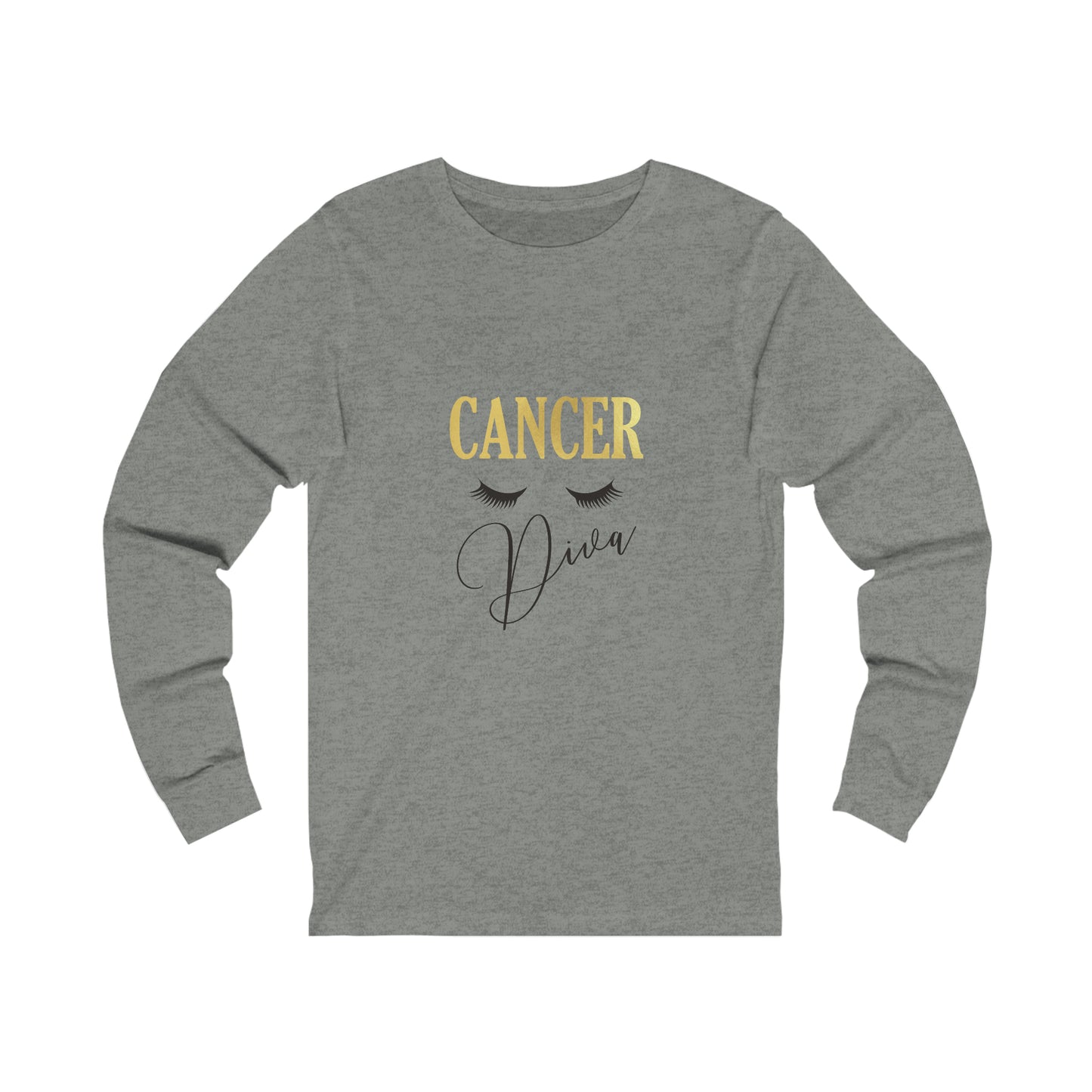 Cancer Diva- Unisex Jersey Long Sleeve Tee