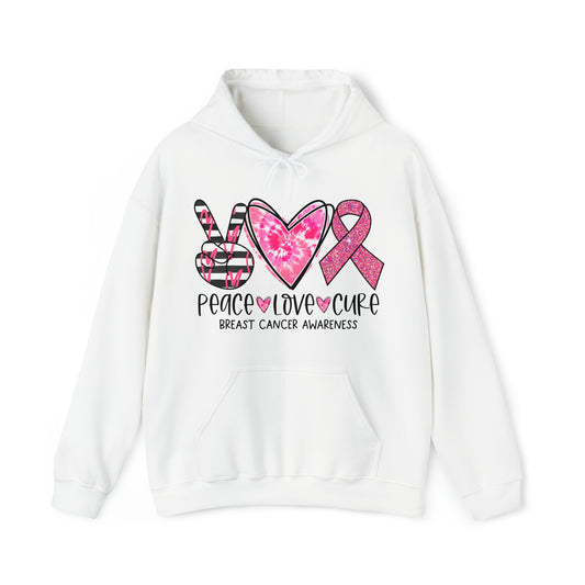 BREAST CANCER AWARENESS-Unisex Heavy Blend™ Hooded Sweatshirt