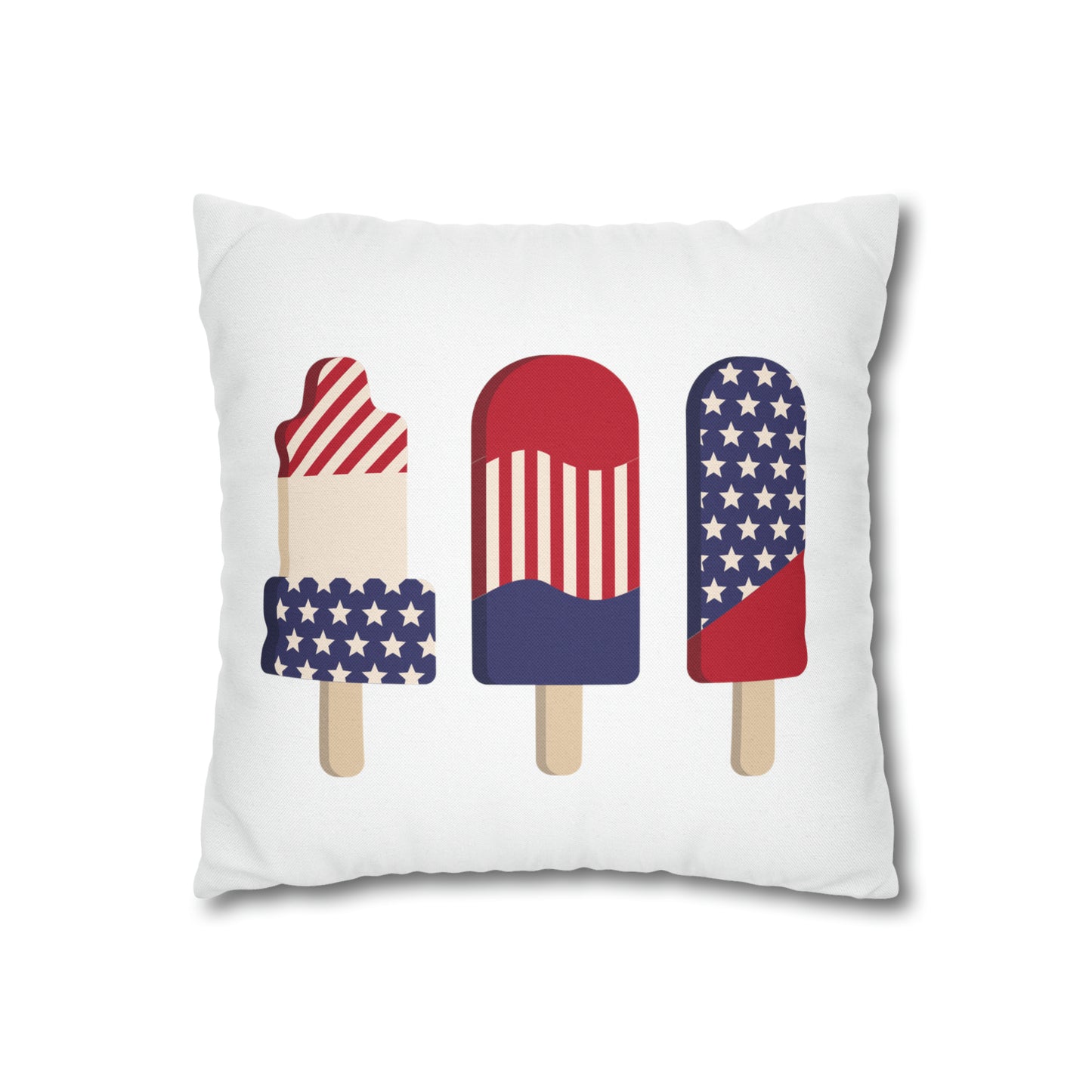 Liberty-Statue-Spun Polyester Square Pillow Case