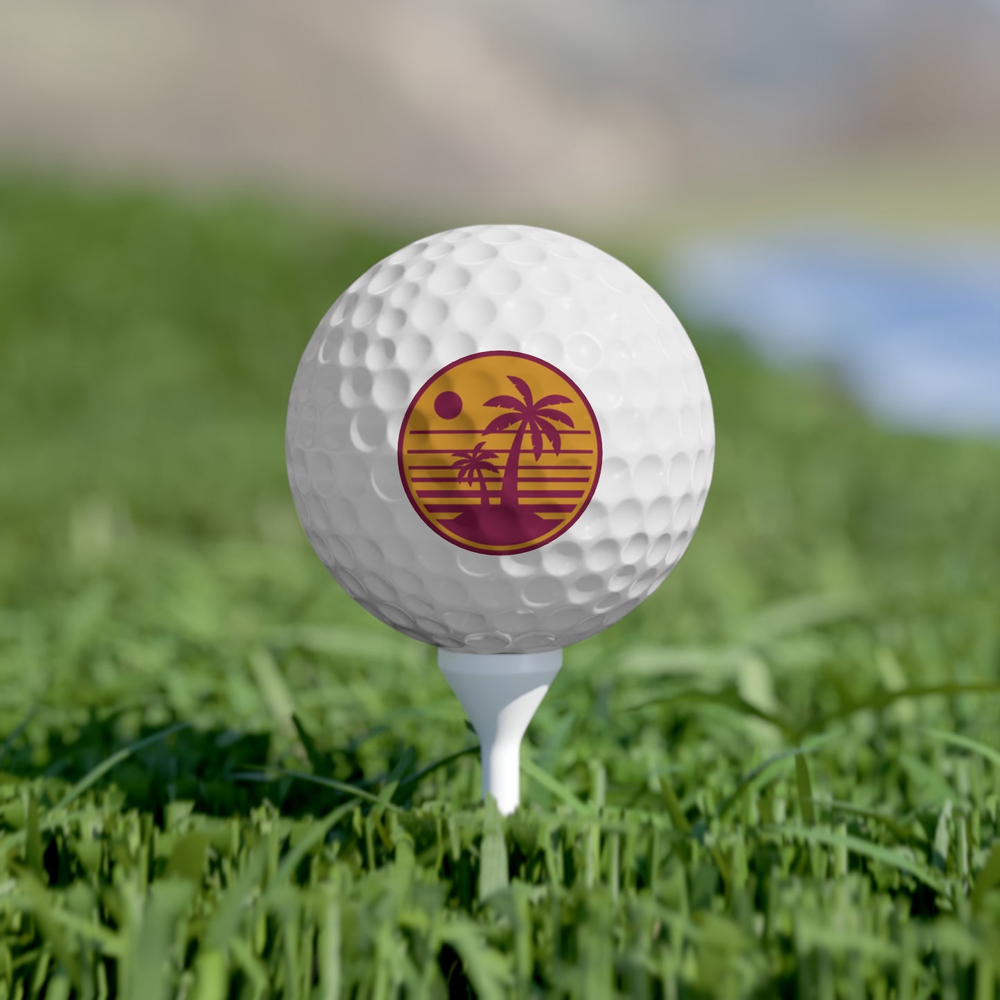 PALM TREE -Golf Balls, 6pcs