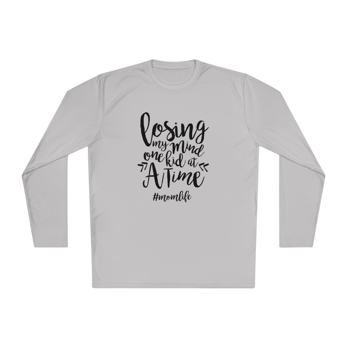 Losing my mind, one kid at a time- Unisex Lightweight Long Sleeve Tee