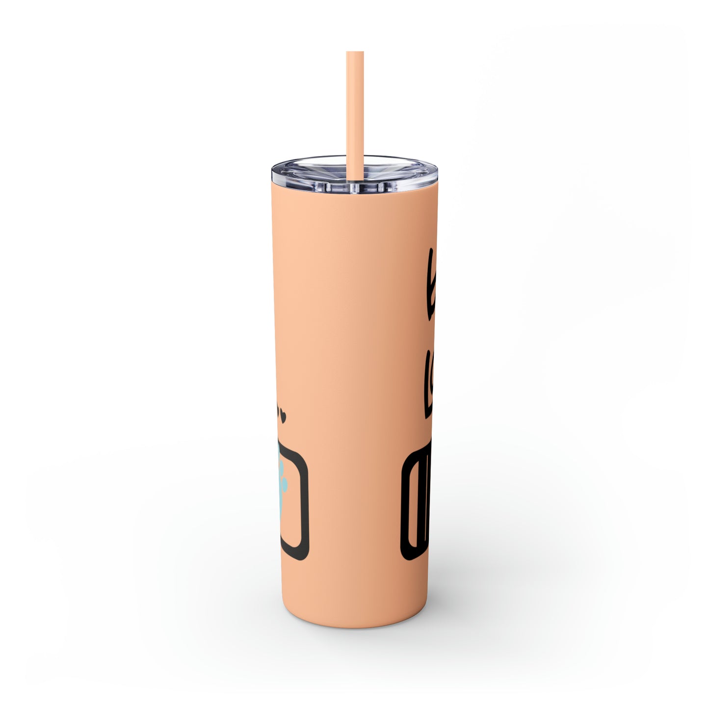 Baby loading- Skinny Tumbler with Straw, 20oz