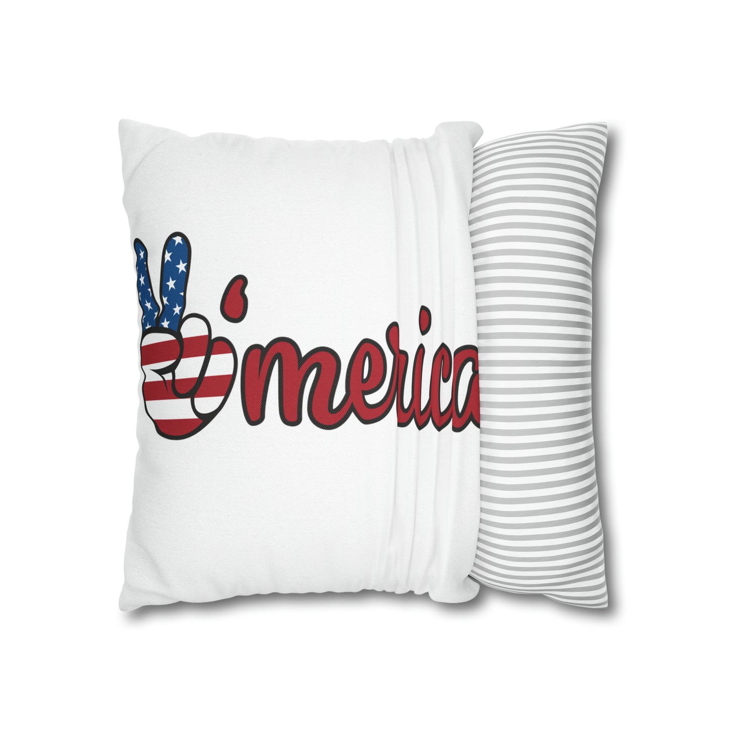 America-Spun Polyester Square Pillow Case