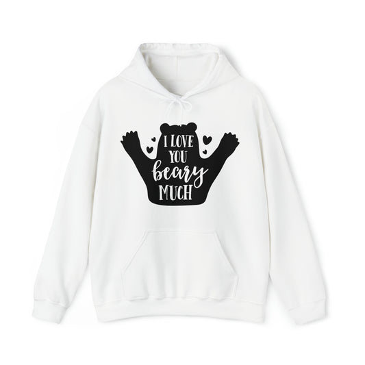 I love you Beary much- Unisex Heavy Blend™ Hooded Sweatshirt