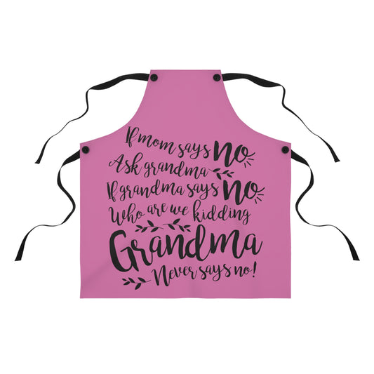 Grandma never says no- Apron (AOP)