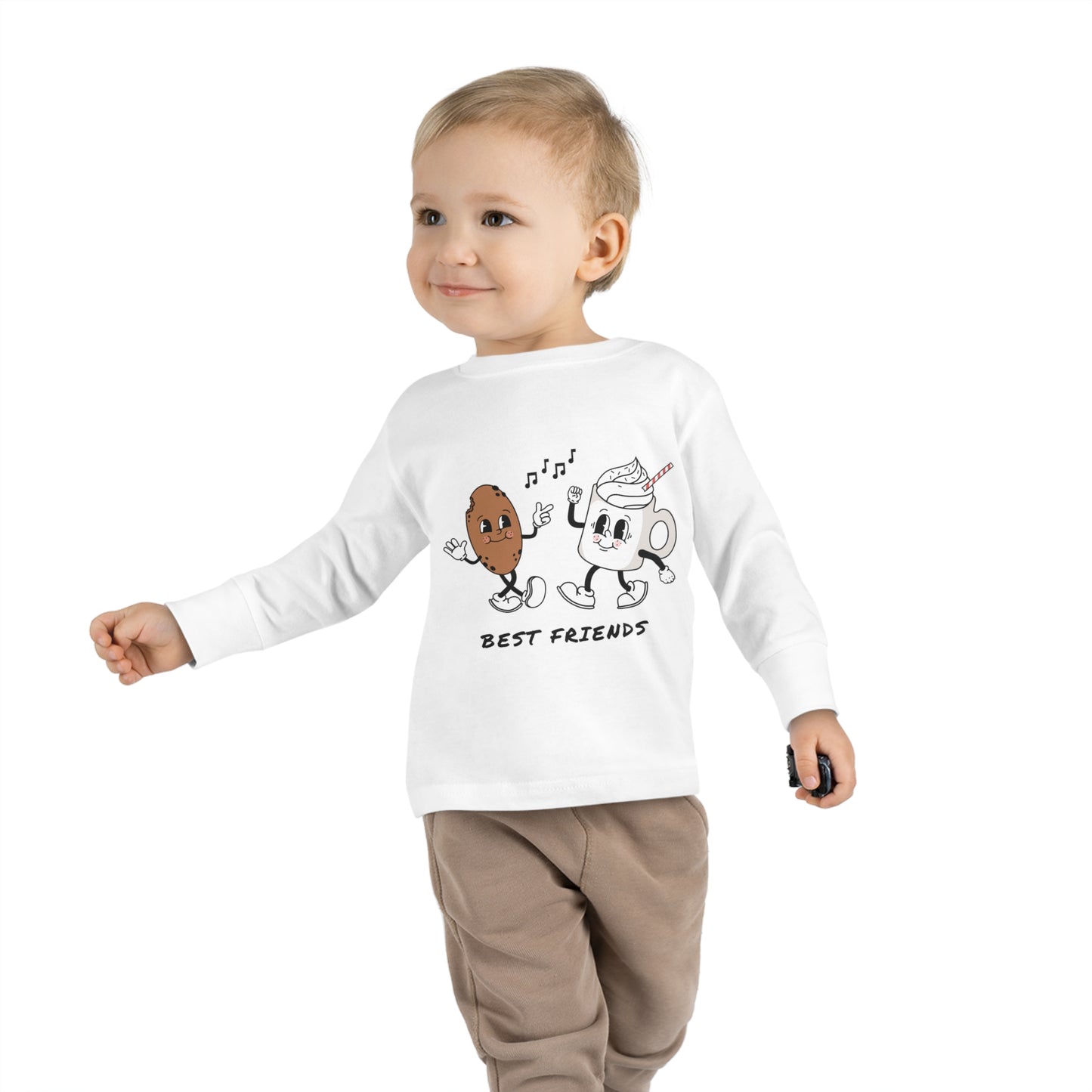 Milk and Cookies- Toddler Long Sleeve Tee