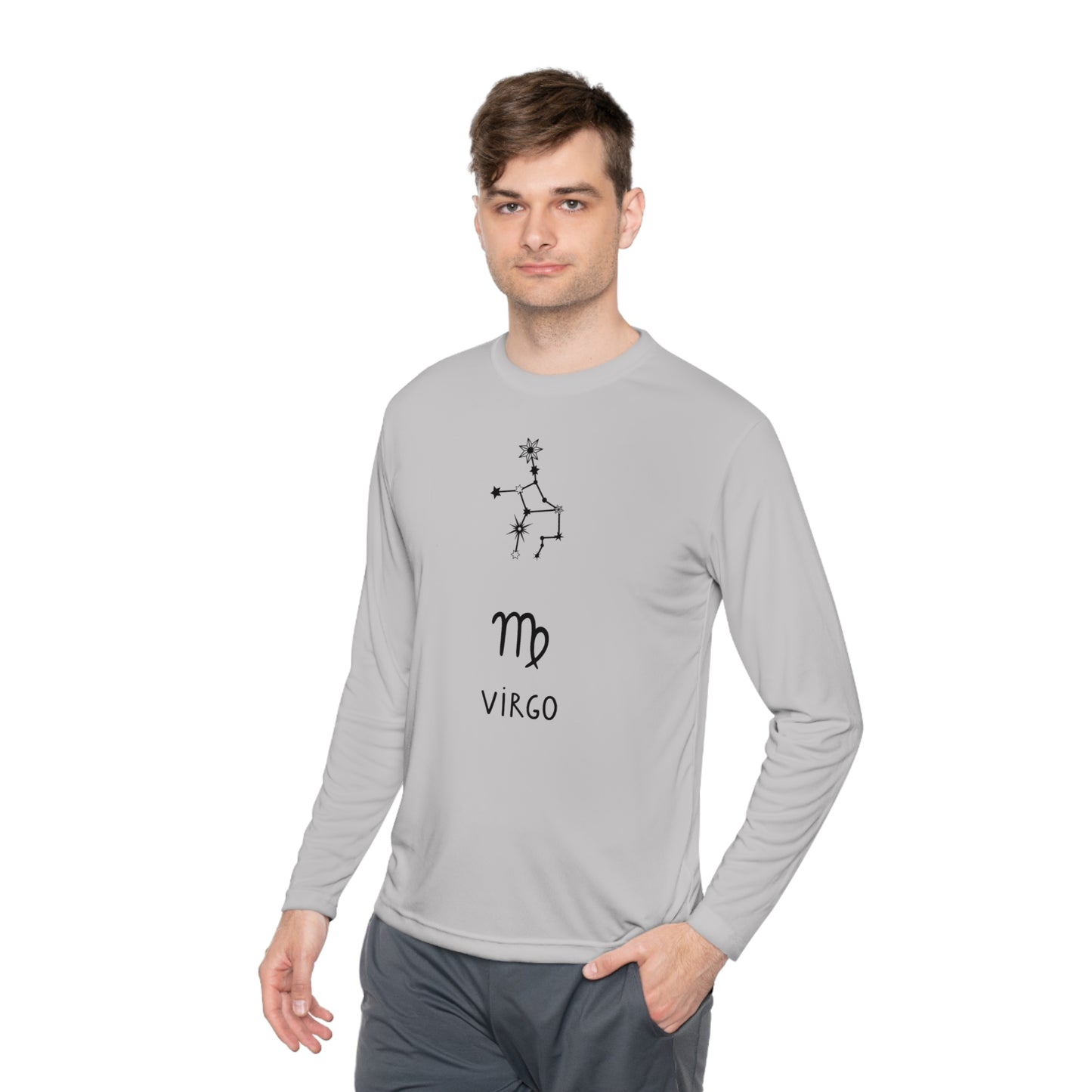 VIRGO STARS-Unisex Lightweight Long Sleeve Tee