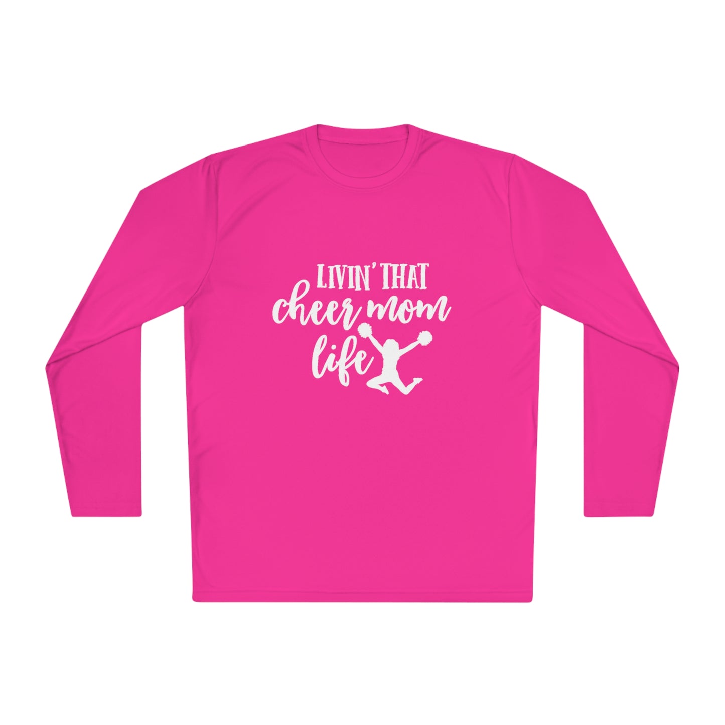 Living  that cheer  mom life- Unisex Lightweight Long Sleeve Tee