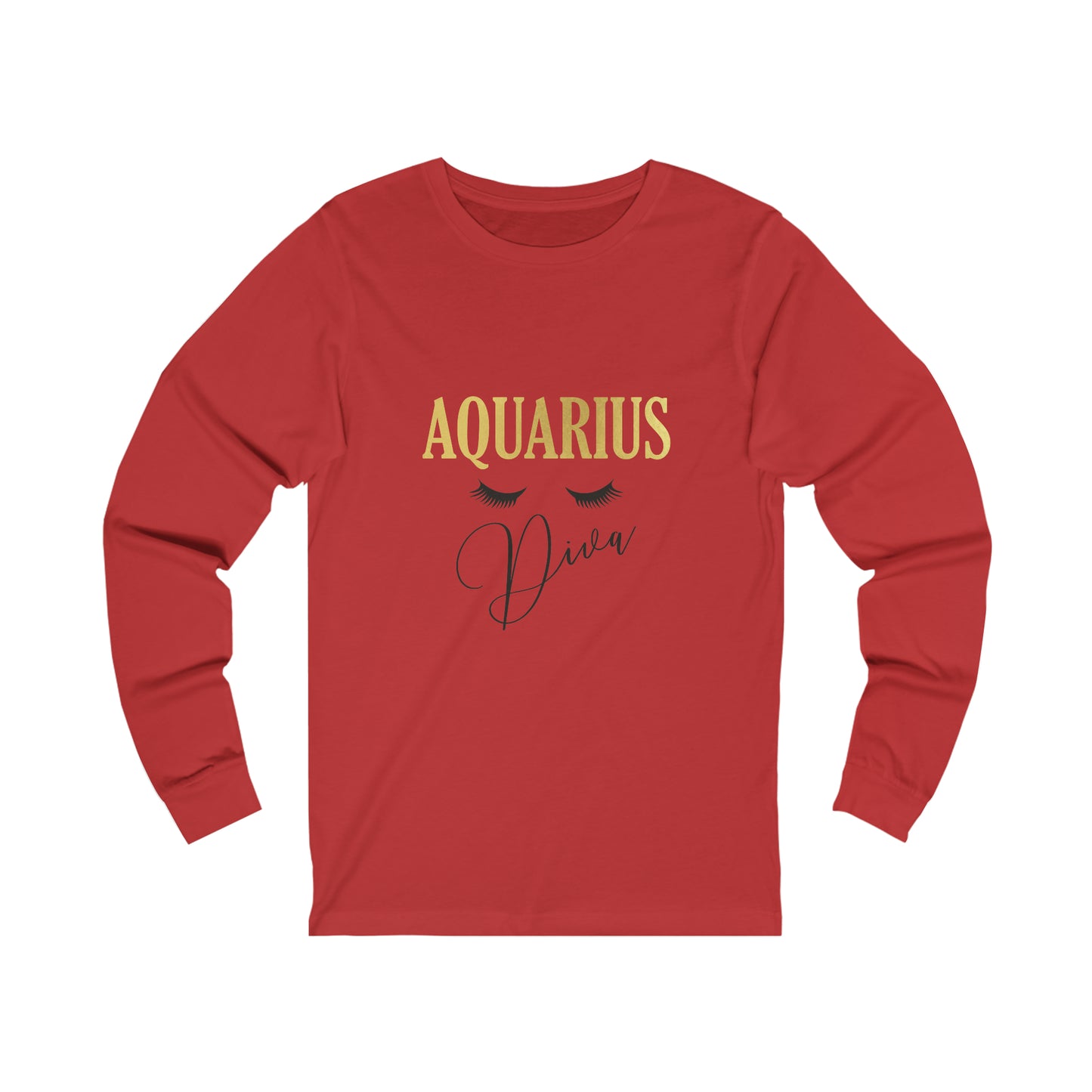 Aquarius Diva- Unisex Jersey Long Sleeve Tee