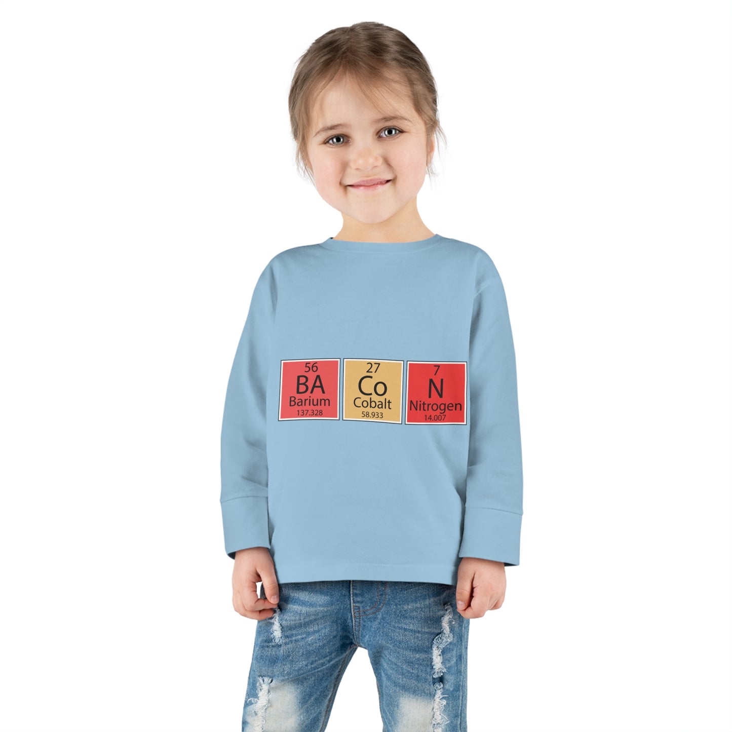 Bacon-Toddler Long Sleeve Tee