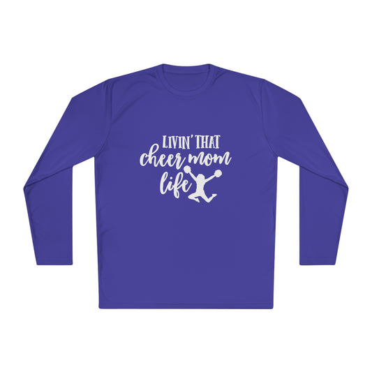 Living  that cheer  mom life- Unisex Lightweight Long Sleeve Tee