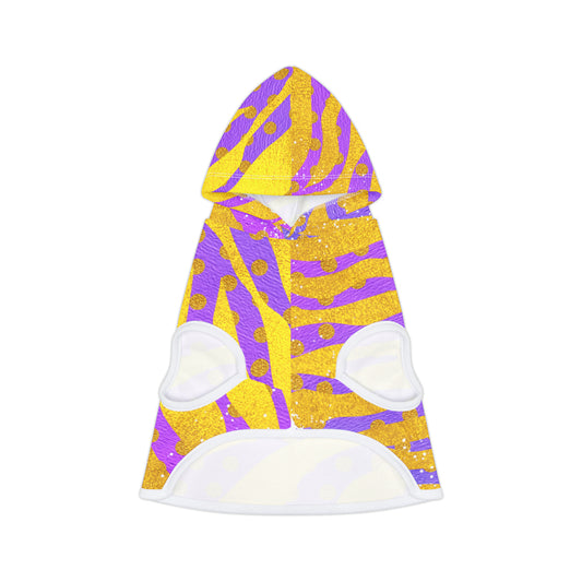 Purple and  Gold- Pet Hoodie