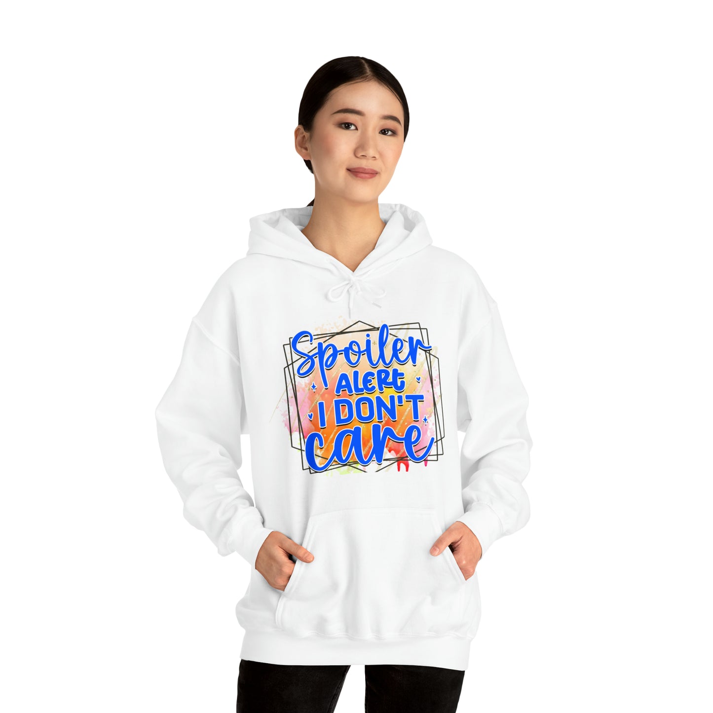 I DON'T CARE- Unisex Heavy Blend™ Hooded Sweatshirt