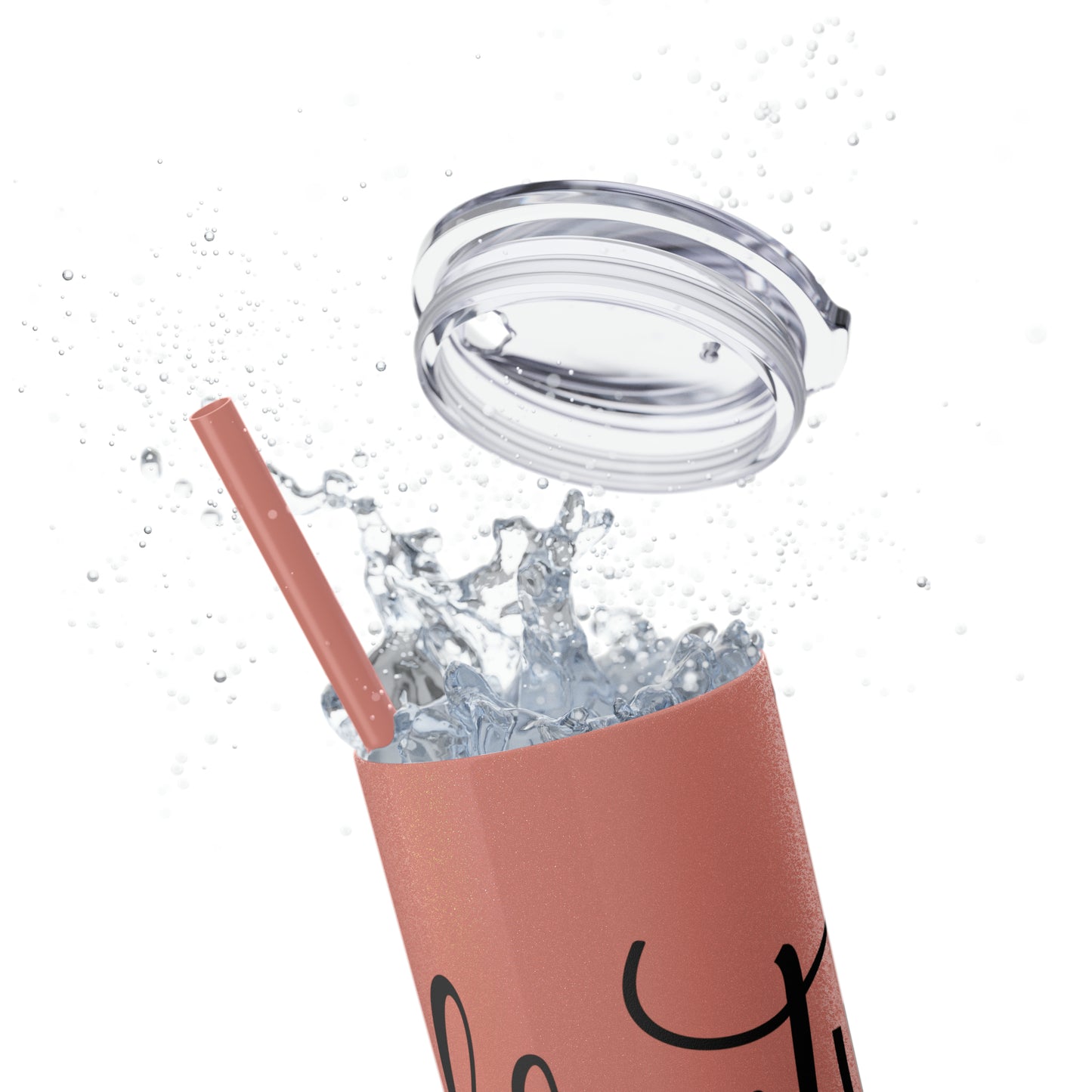 Adventure Awaits- Skinny Tumbler with Straw, 20oz