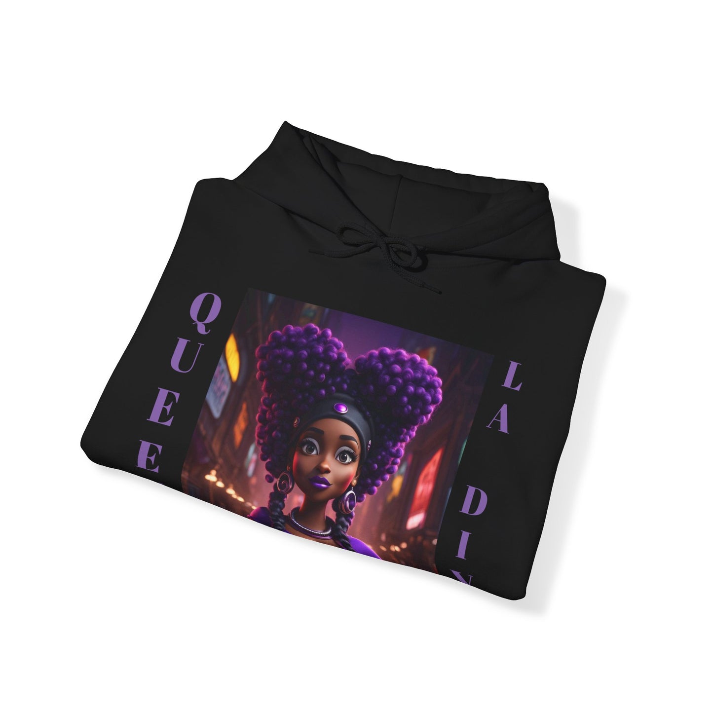 Purplelock.Queen _Unisex Heavy Blend™ Hooded Sweatshirt