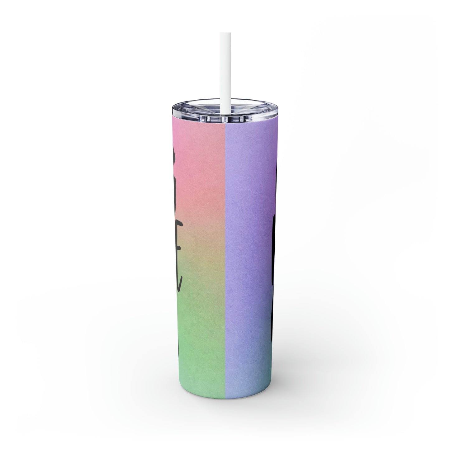 OMG No one cares-Skinny Tumbler with Straw, 20oz