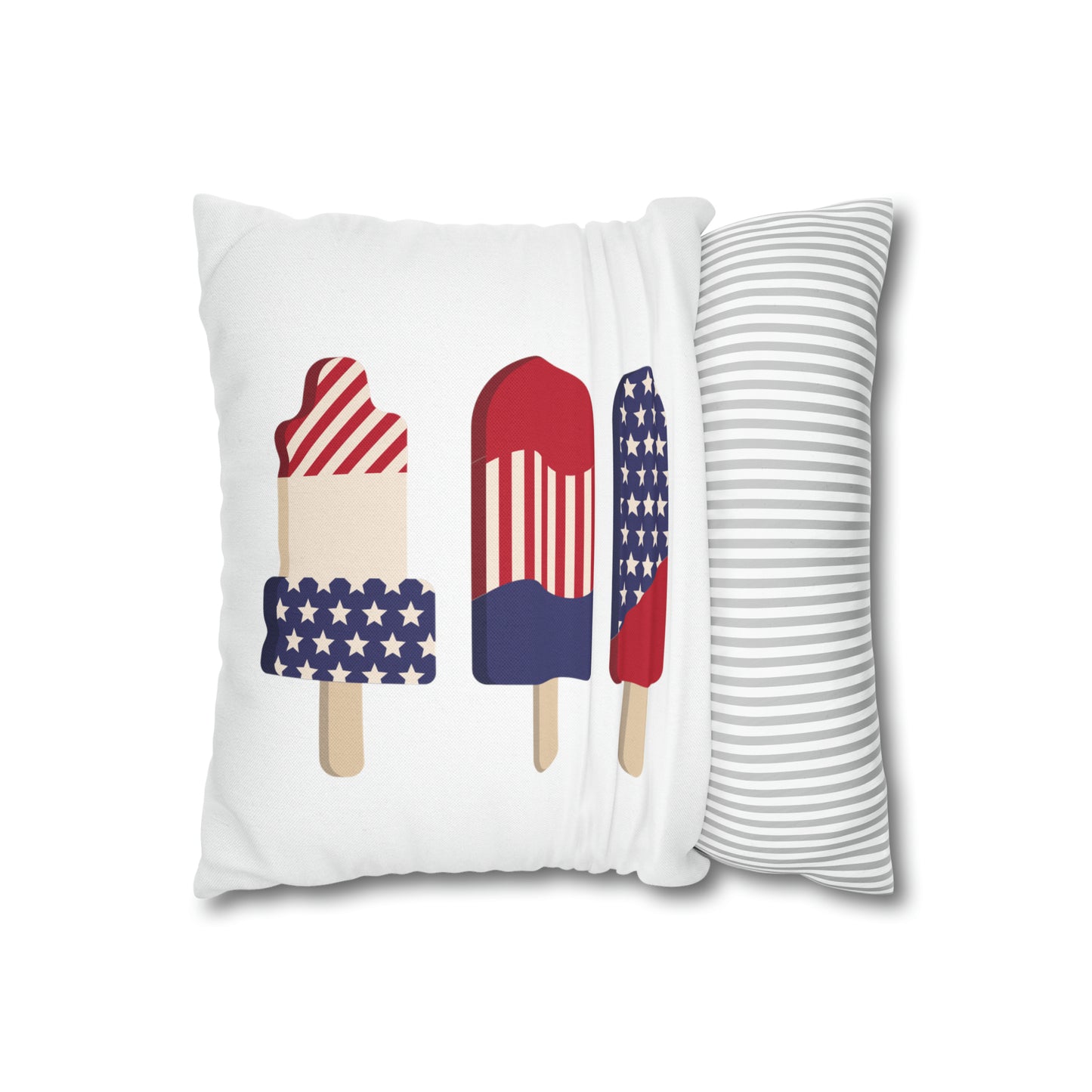 Liberty-Statue-Spun Polyester Square Pillow Case