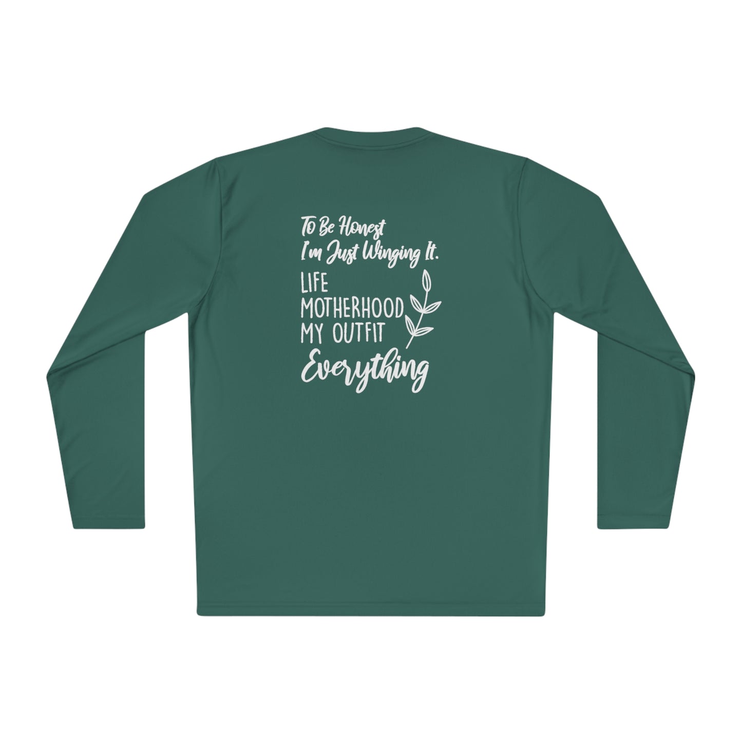 To be honest, I'm just winging it -Unisex Lightweight Long Sleeve Tee