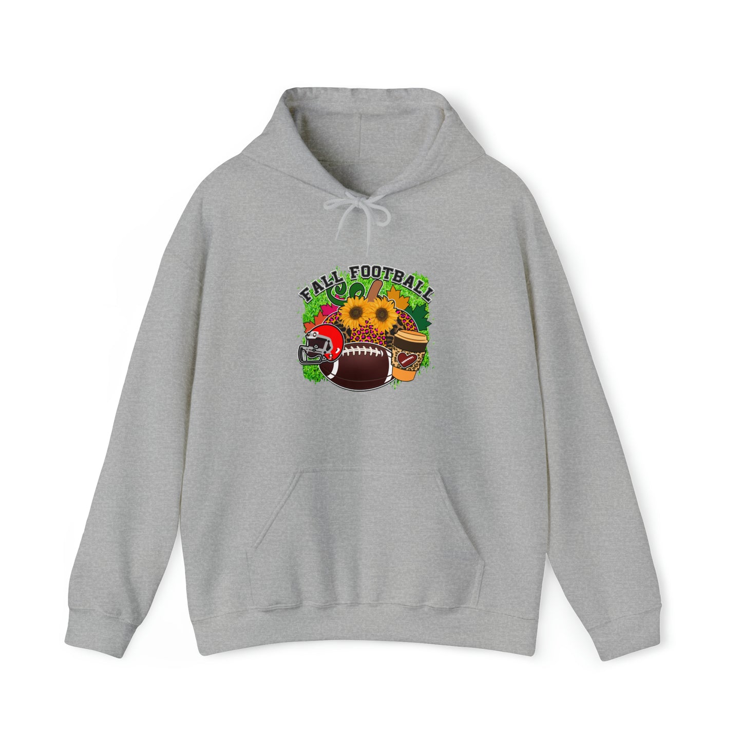 Fall Football- Unisex Heavy Blend™ Hooded Sweatshirt