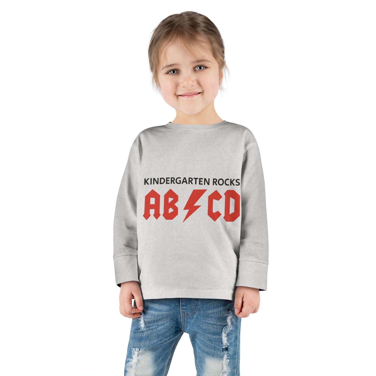 Kindergarten Rock-Toddler Long Sleeve Tee