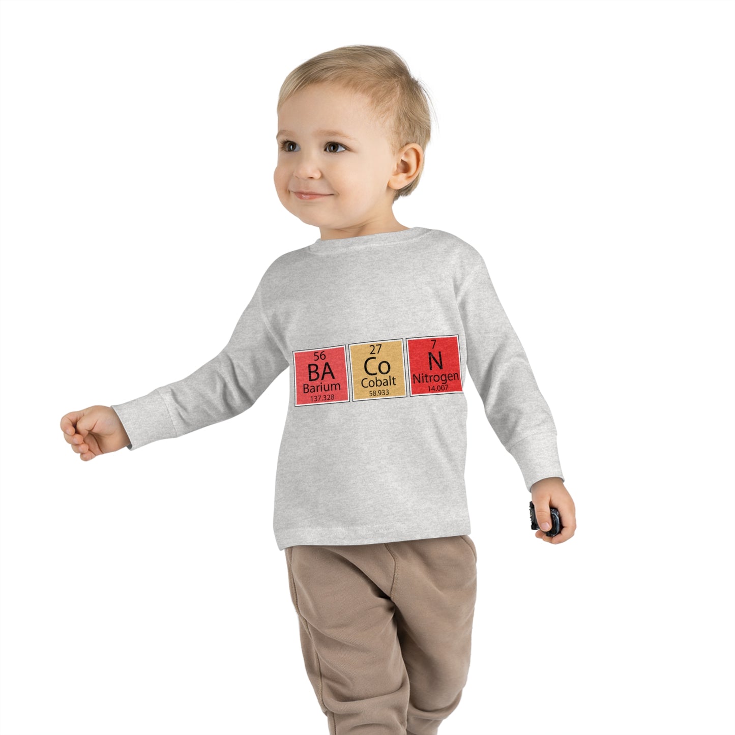 Bacon-Toddler Long Sleeve Tee