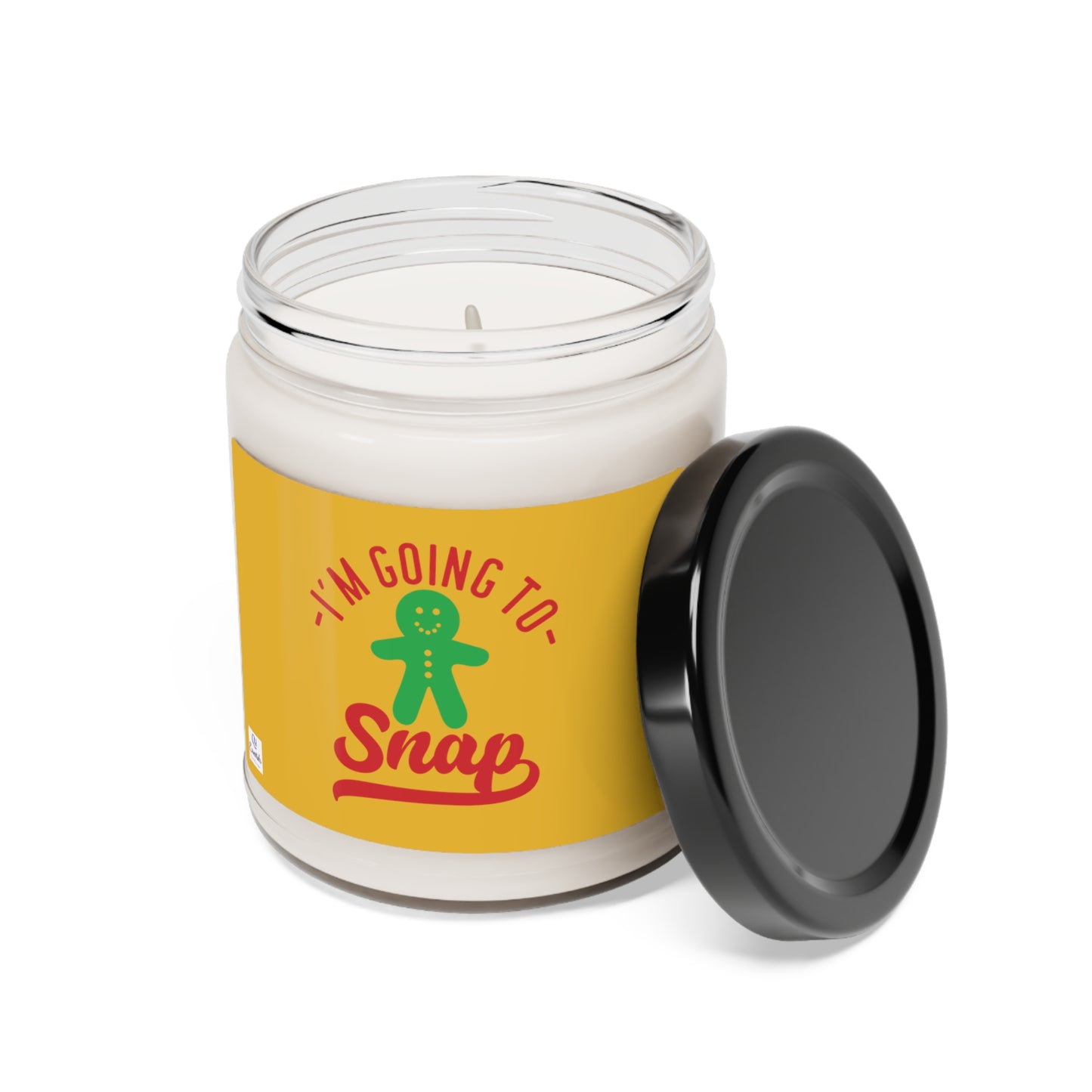 I'm going to snap - Cinnamon and vanilla - Scented Soy Candle, 9oz