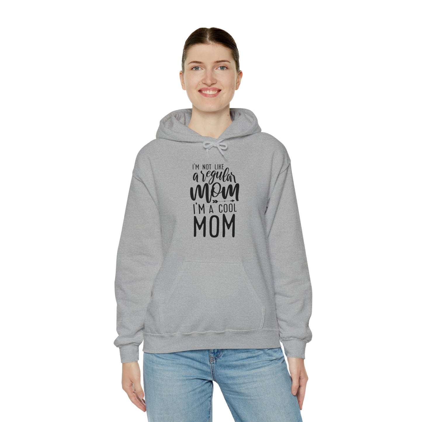 I'm not like a regular mom- Unisex Heavy Blend™ Hooded Sweatshirt