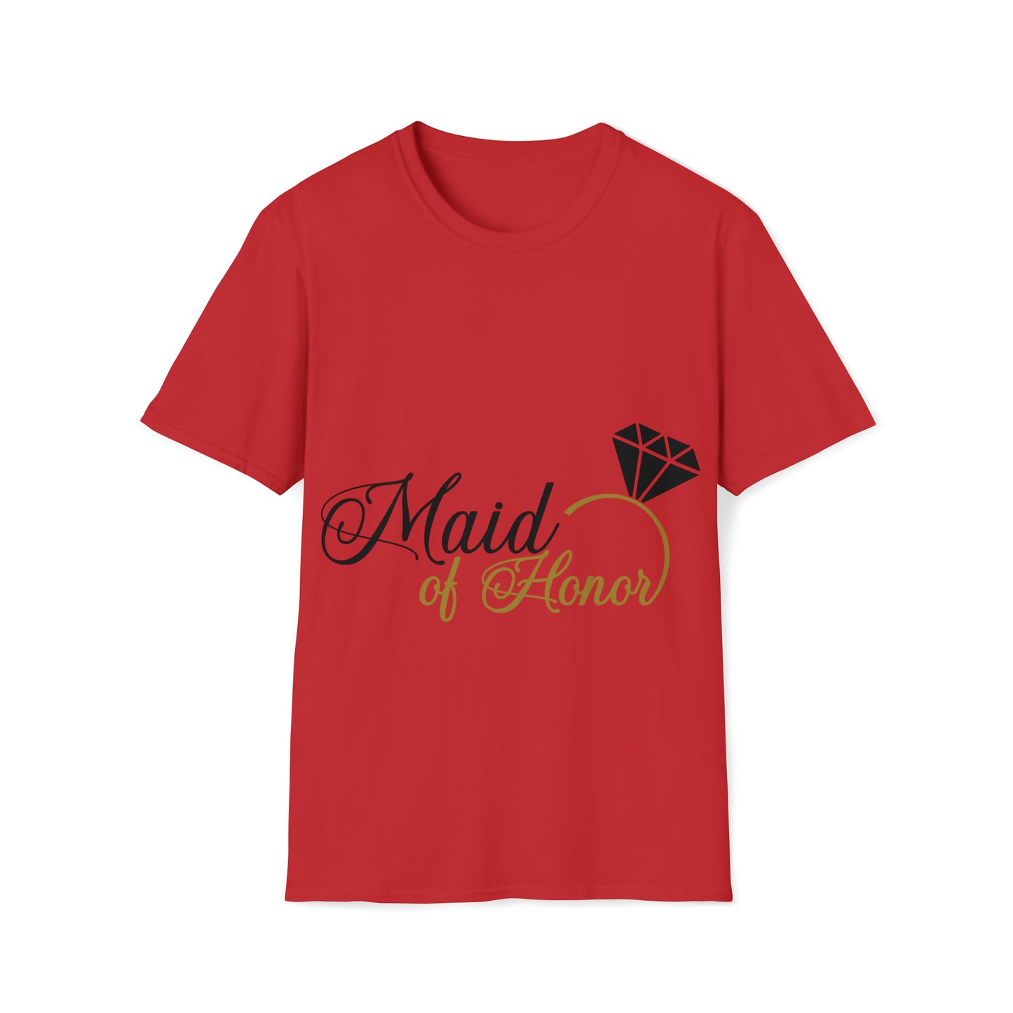 Maid of honor- Unisex Softstyle T-Shirt