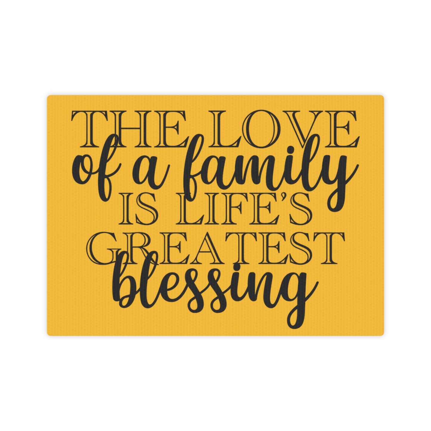 The love of family- Canvas Photo Tile