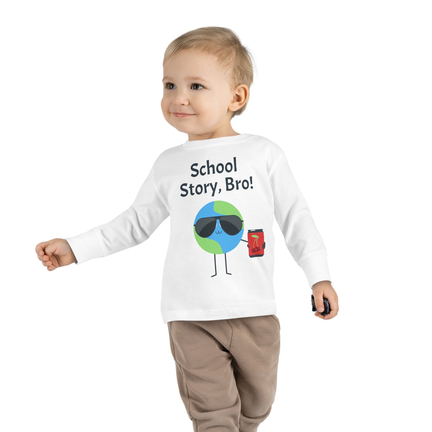 School Story Bro-Toddler Long Sleeve Tee