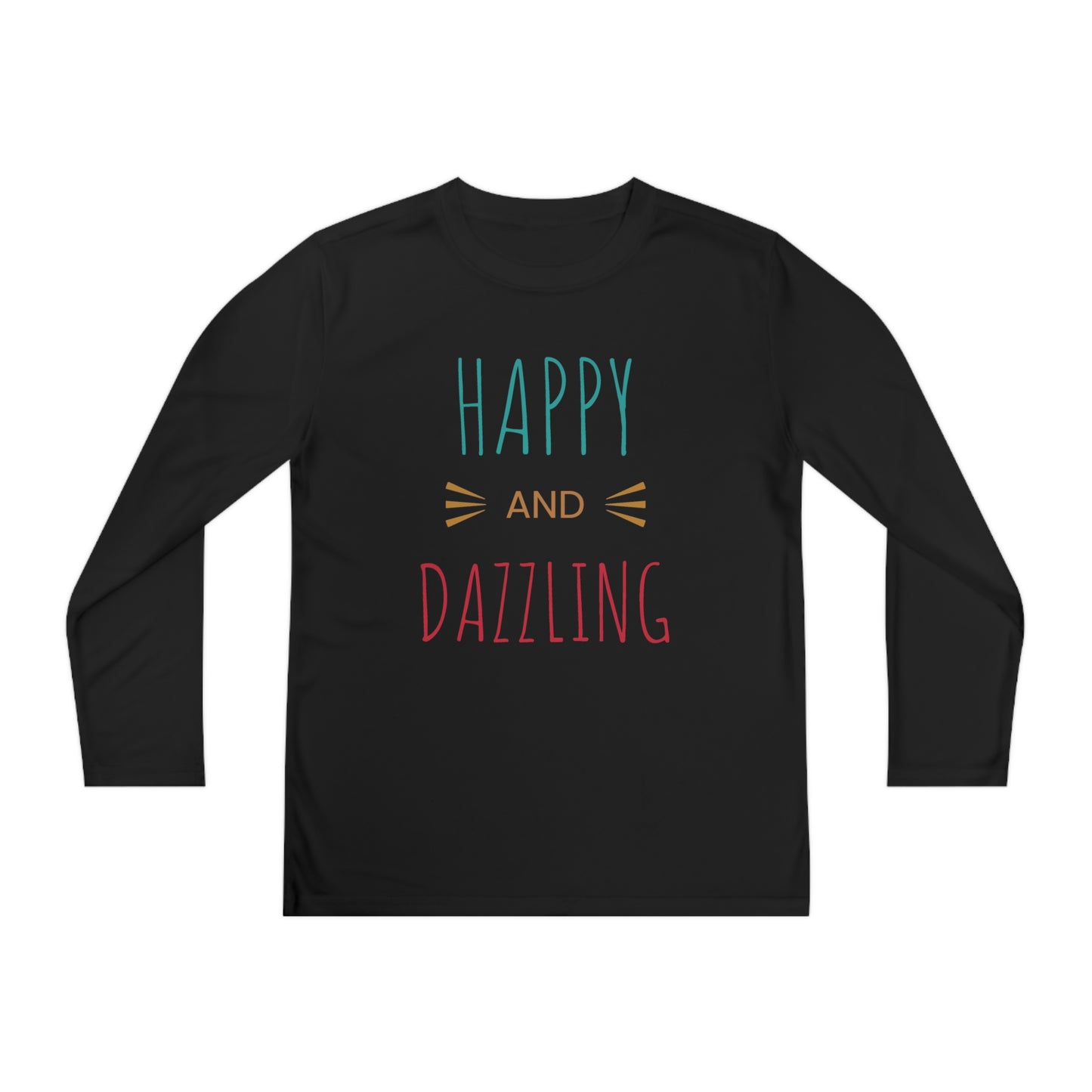 Happy and Dazzling-Youth Long Sleeve Competitor Tee