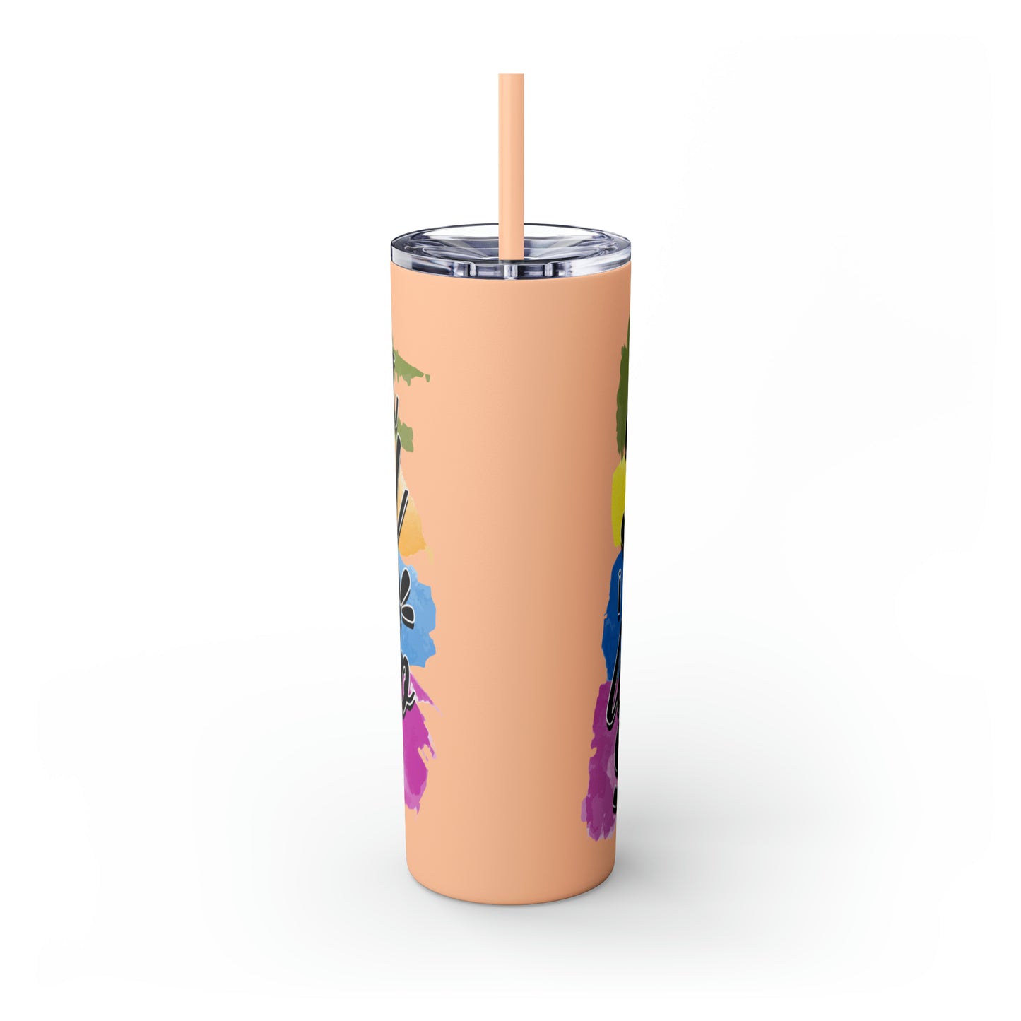 I'm not bossy I have leadership skills- Skinny Tumbler with Straw, 20oz