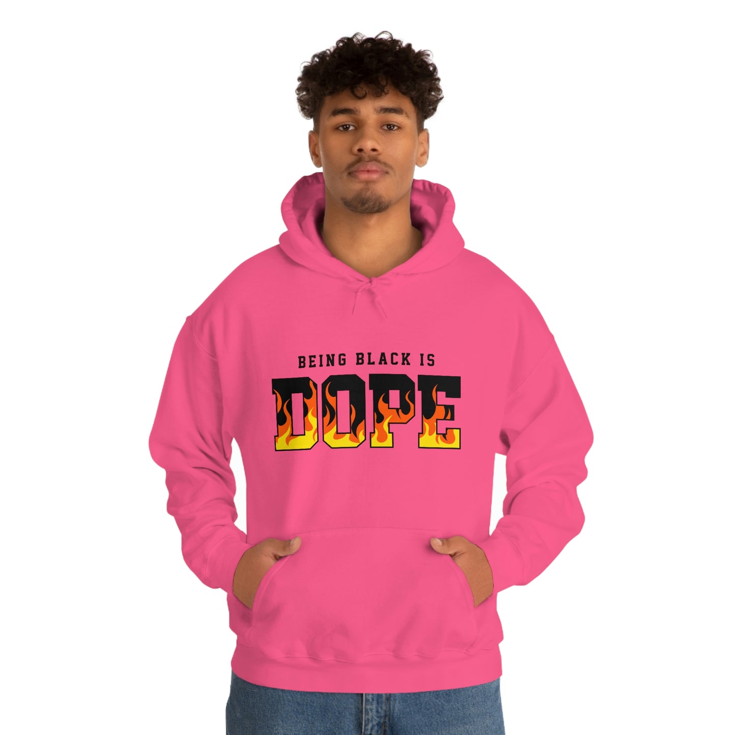 Being Black is Dope- Unisex Heavy Blend Hooded Sweatshirt