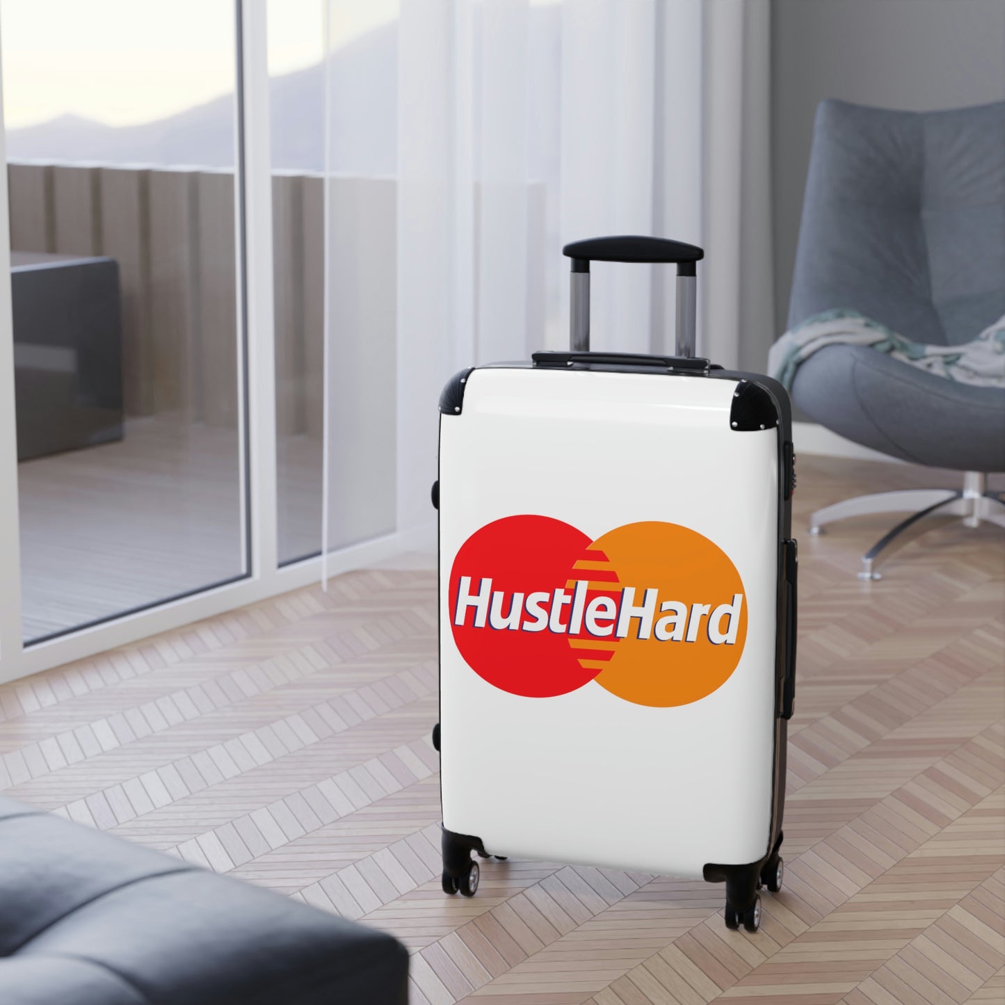 Hustle Hard -Suitcases