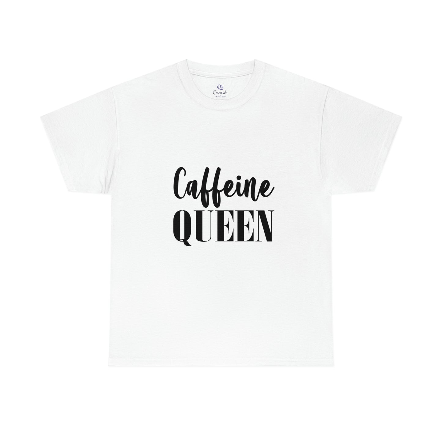 Caffeine Queen, Unisex Heavy Cotton Tee