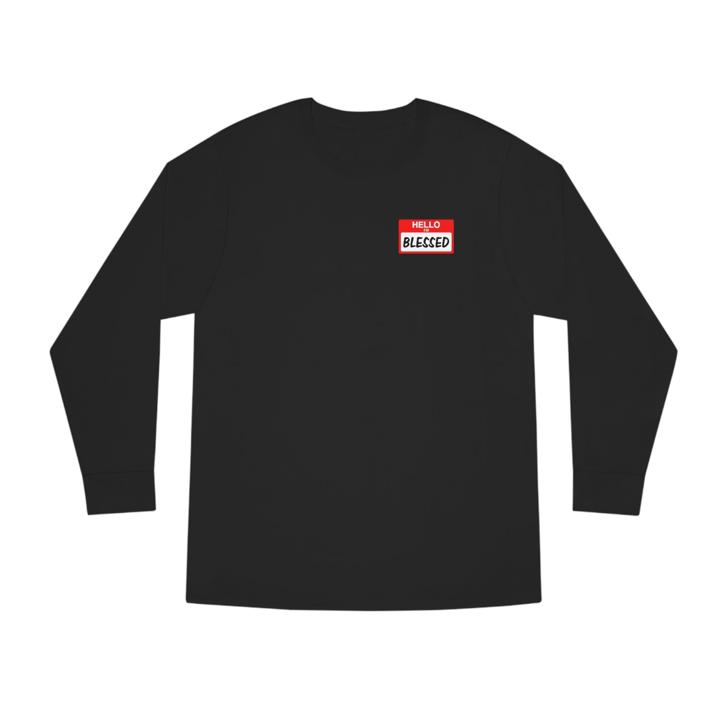 Hello I'm Blessed-Long Sleeve Crewneck Tee