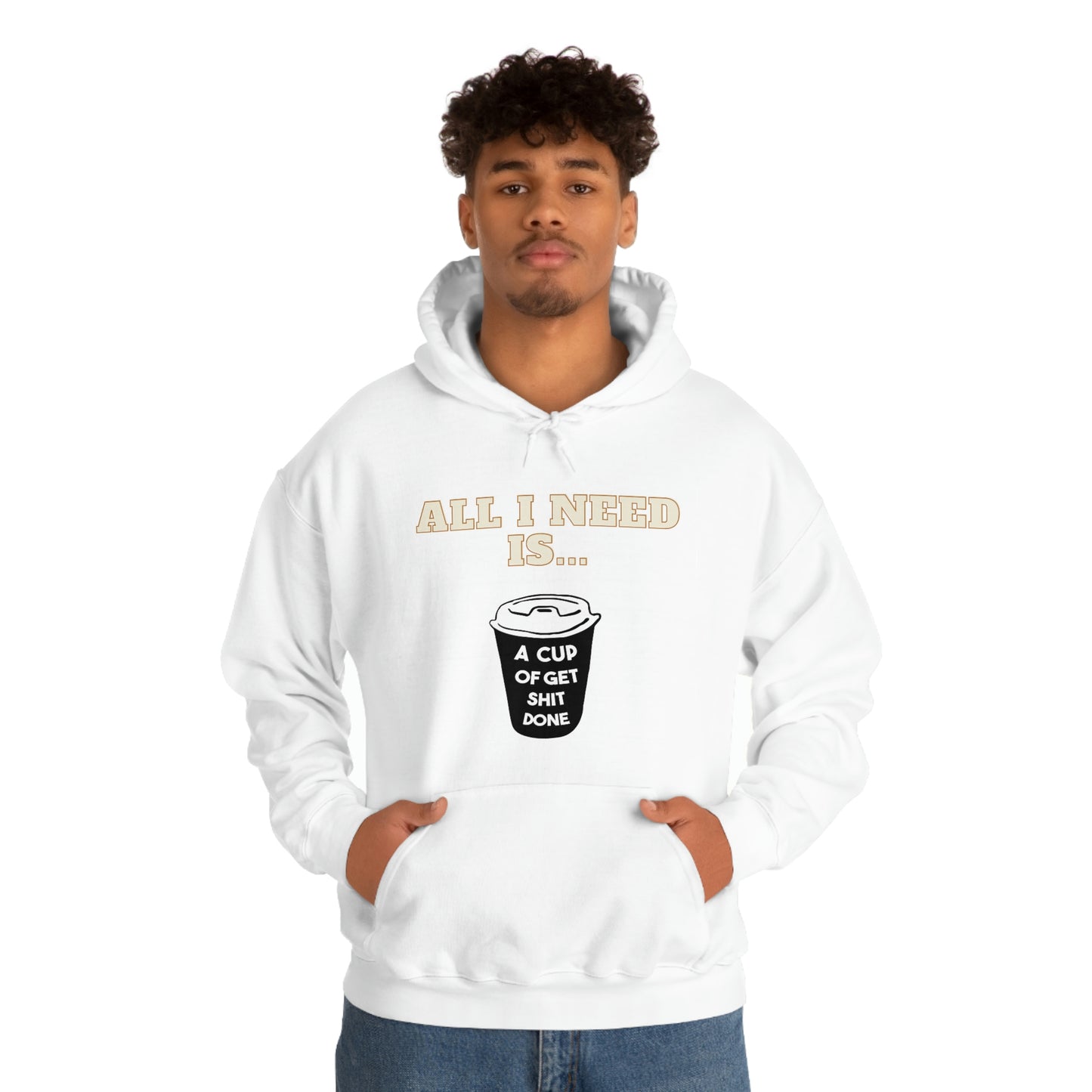 A Cup of get ... done - Unisex Heavy Blend Hooded Sweatshirt