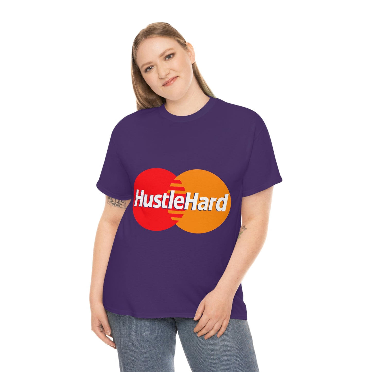 Hustle Hard -Unisex Heavy Cotton Tee