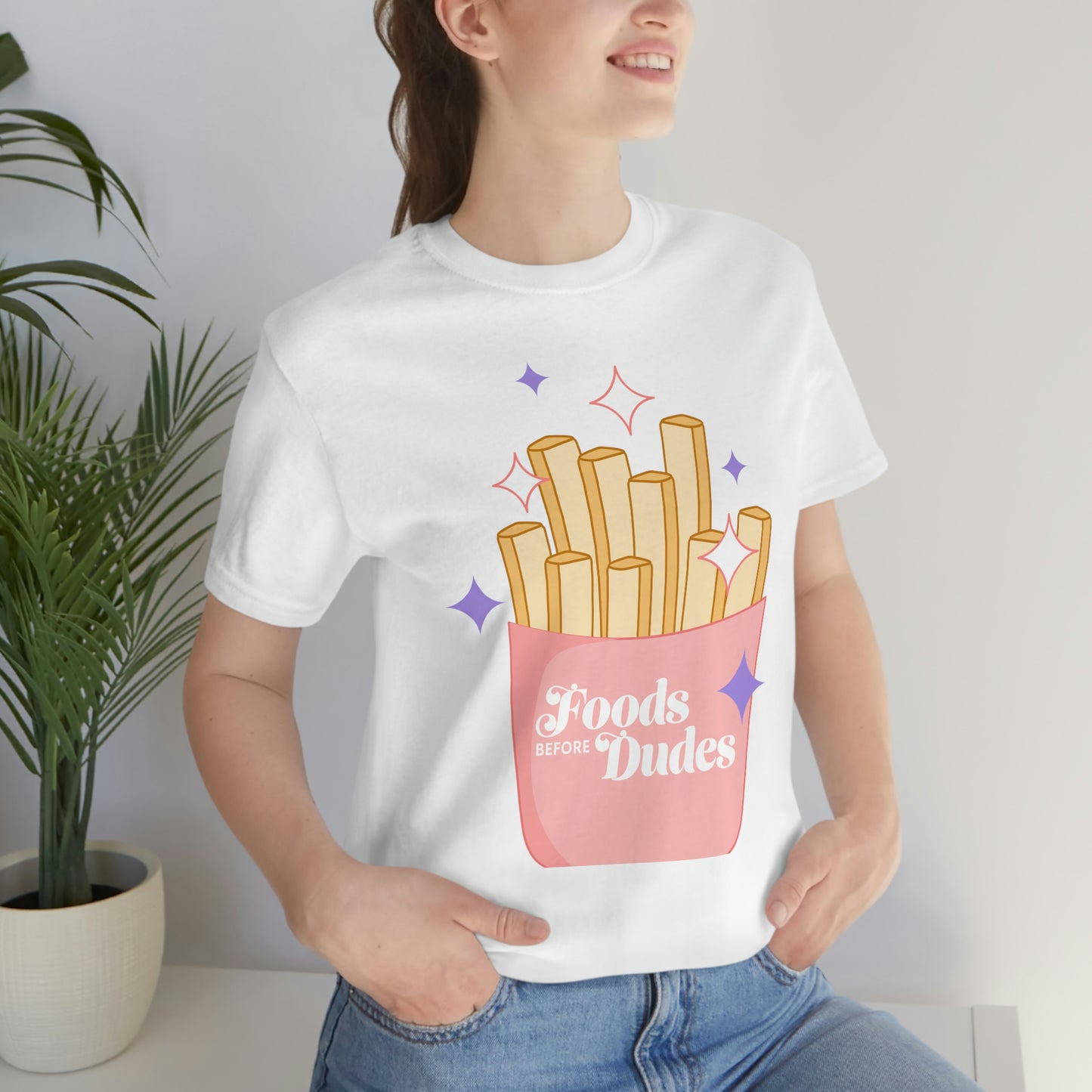 Fries Before Guys - Unisex Jersey Short Sleeve Tee