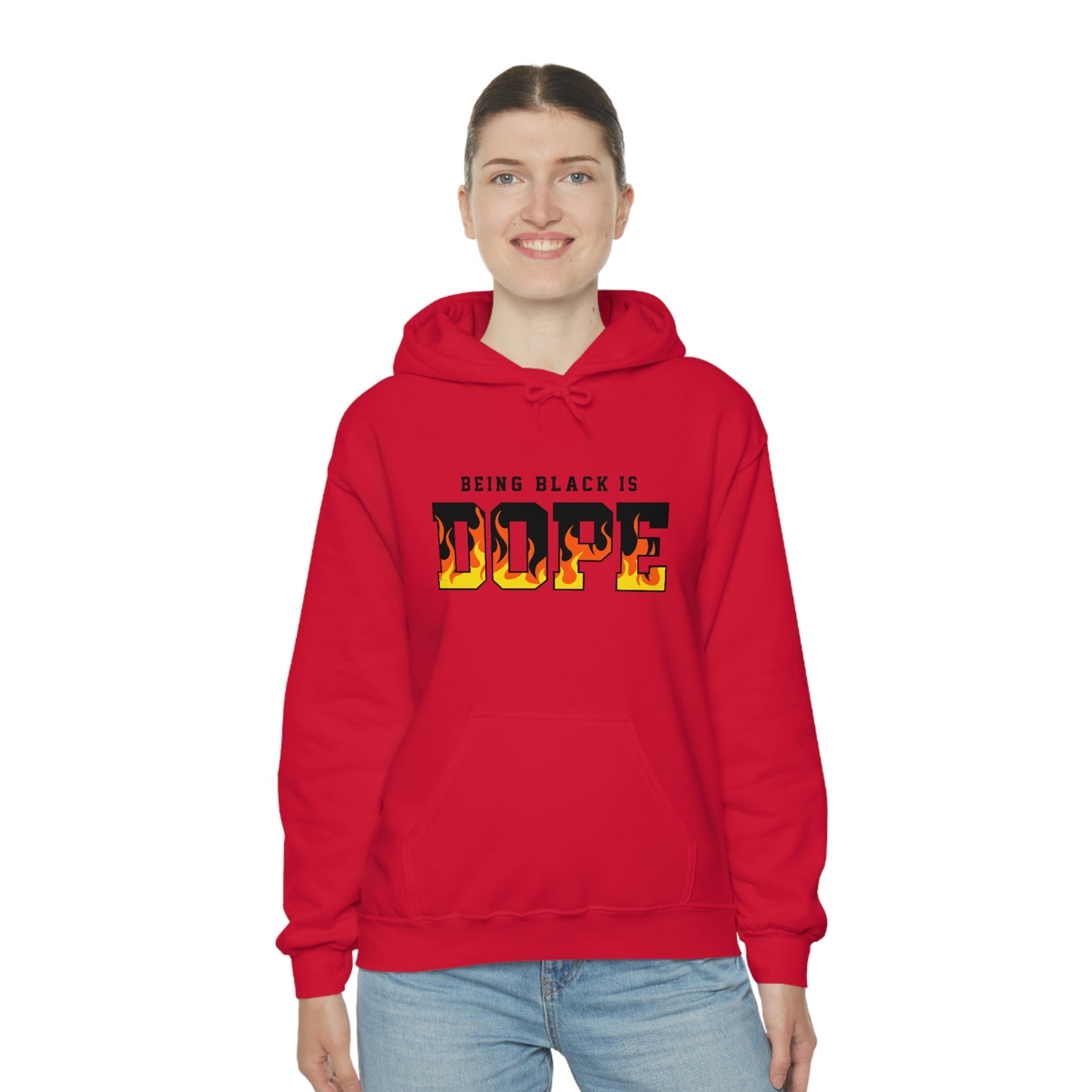 Being Black is Dope- Unisex Heavy Blend Hooded Sweatshirt