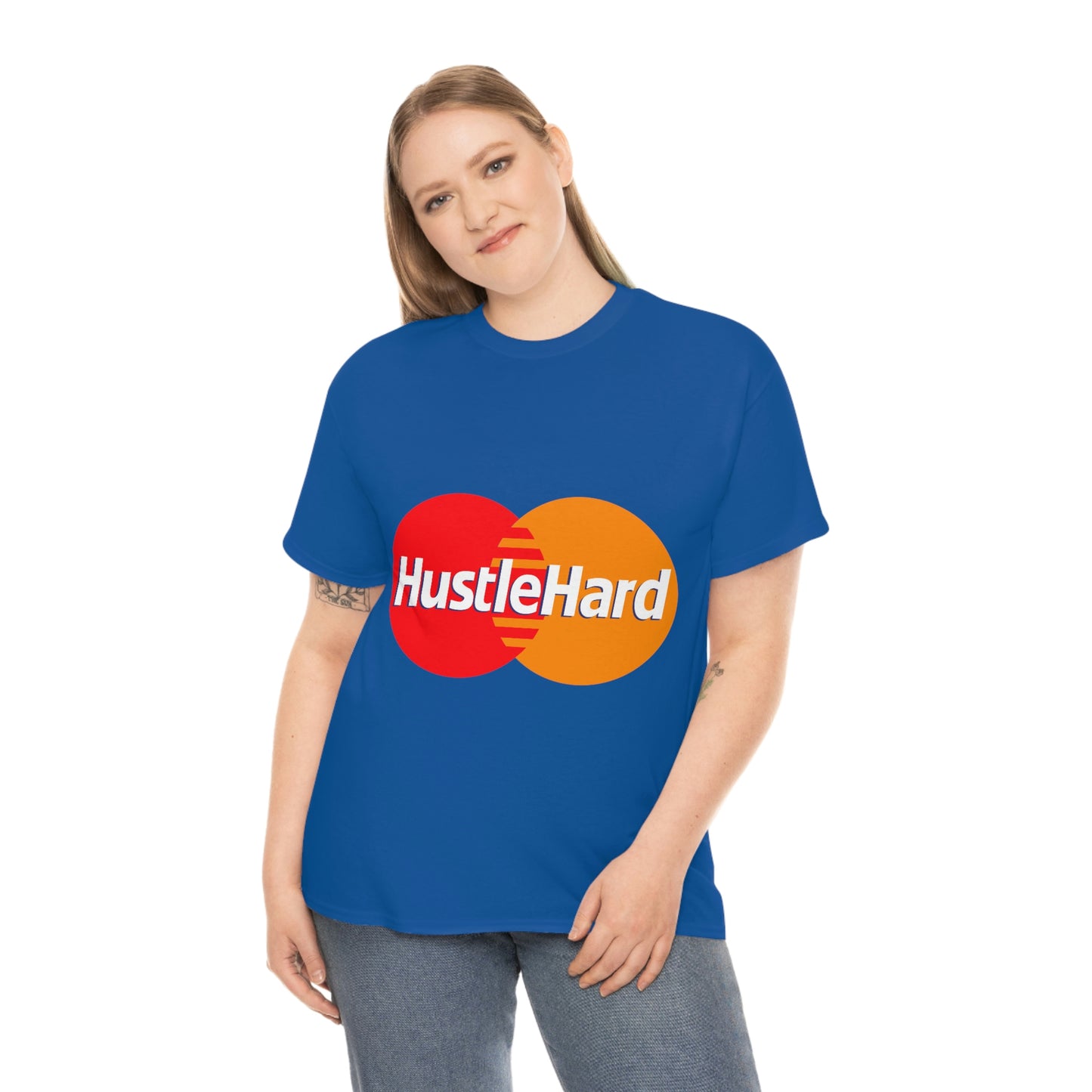 Hustle Hard -Unisex Heavy Cotton Tee