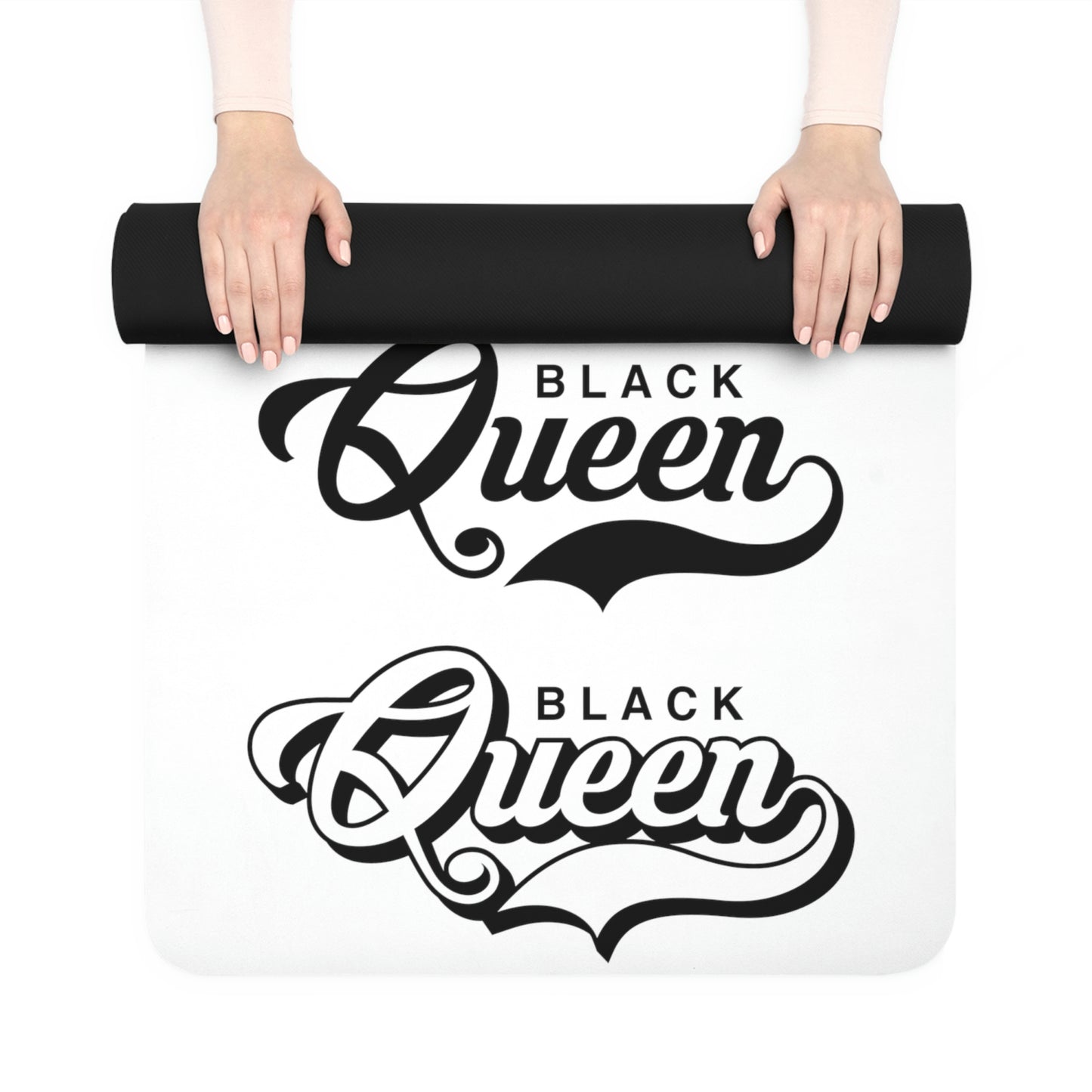 Black Queen -Rubber Yoga Mat