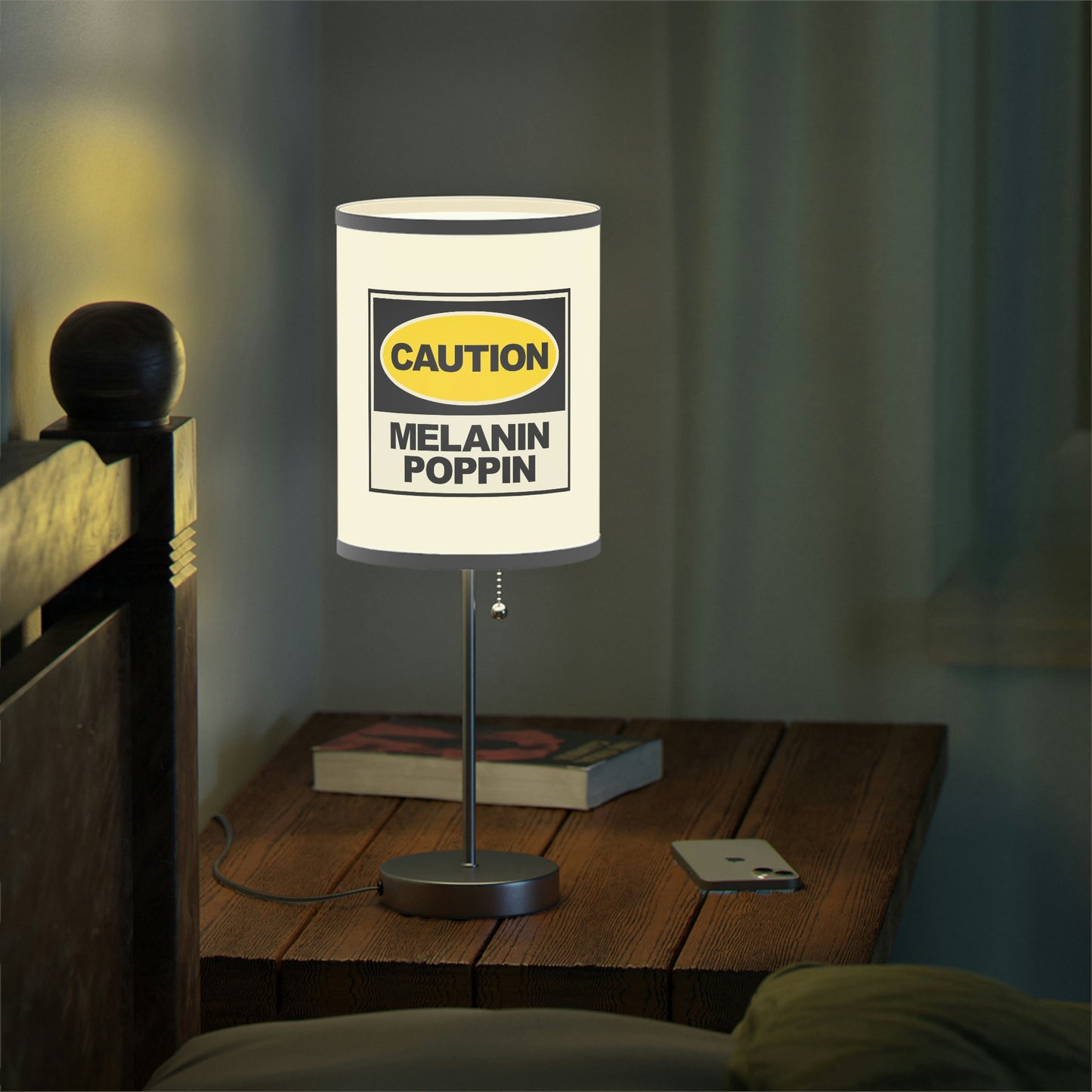 Melanin Caution-Lamp on a Stand, US|CA plug