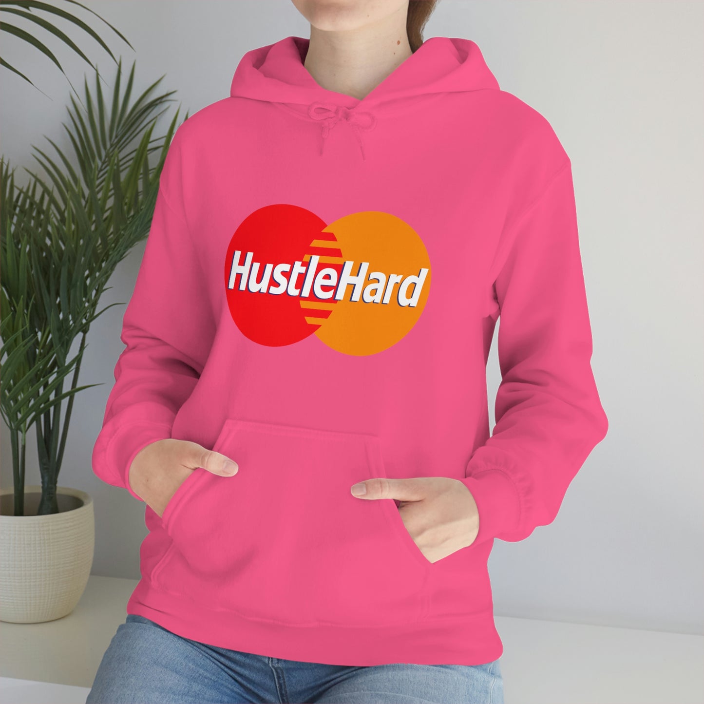 Hustle Hard- Unisex Heavy Blend Hooded Sweatshirt