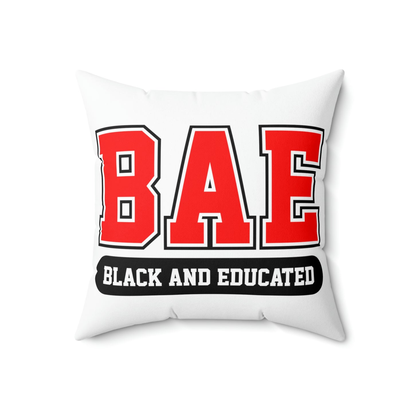 African American Girl- BAE-Spun Polyester Square Pillow