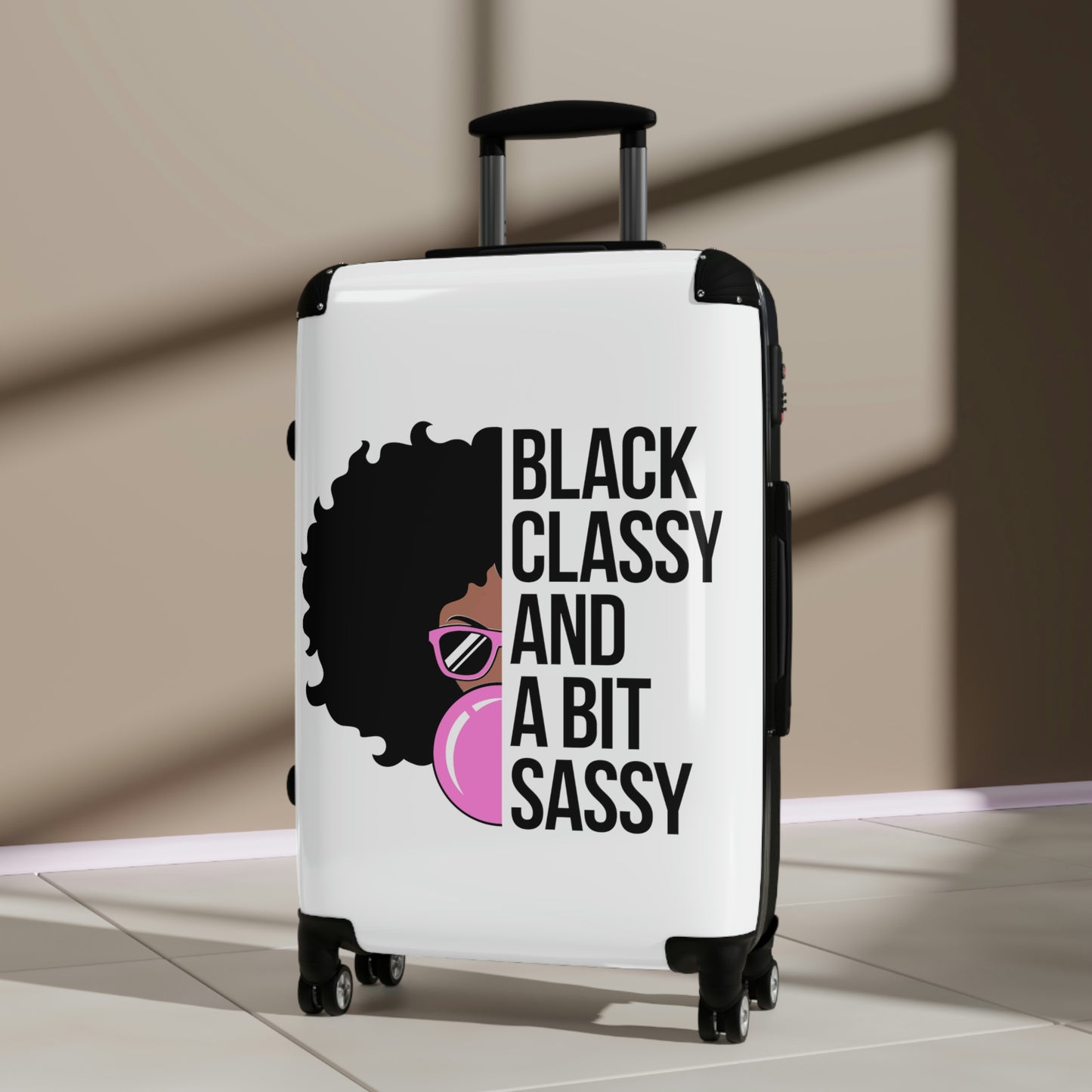 Black Classy Sassy- Suitcases