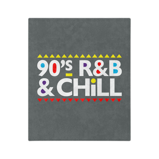 90's R&B Chill-Velveteen Minky Blanket