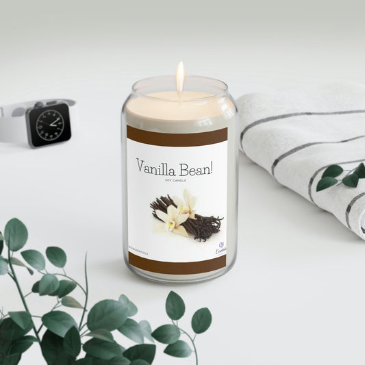 Vanilla Bean Scented Candle, 13.75oz