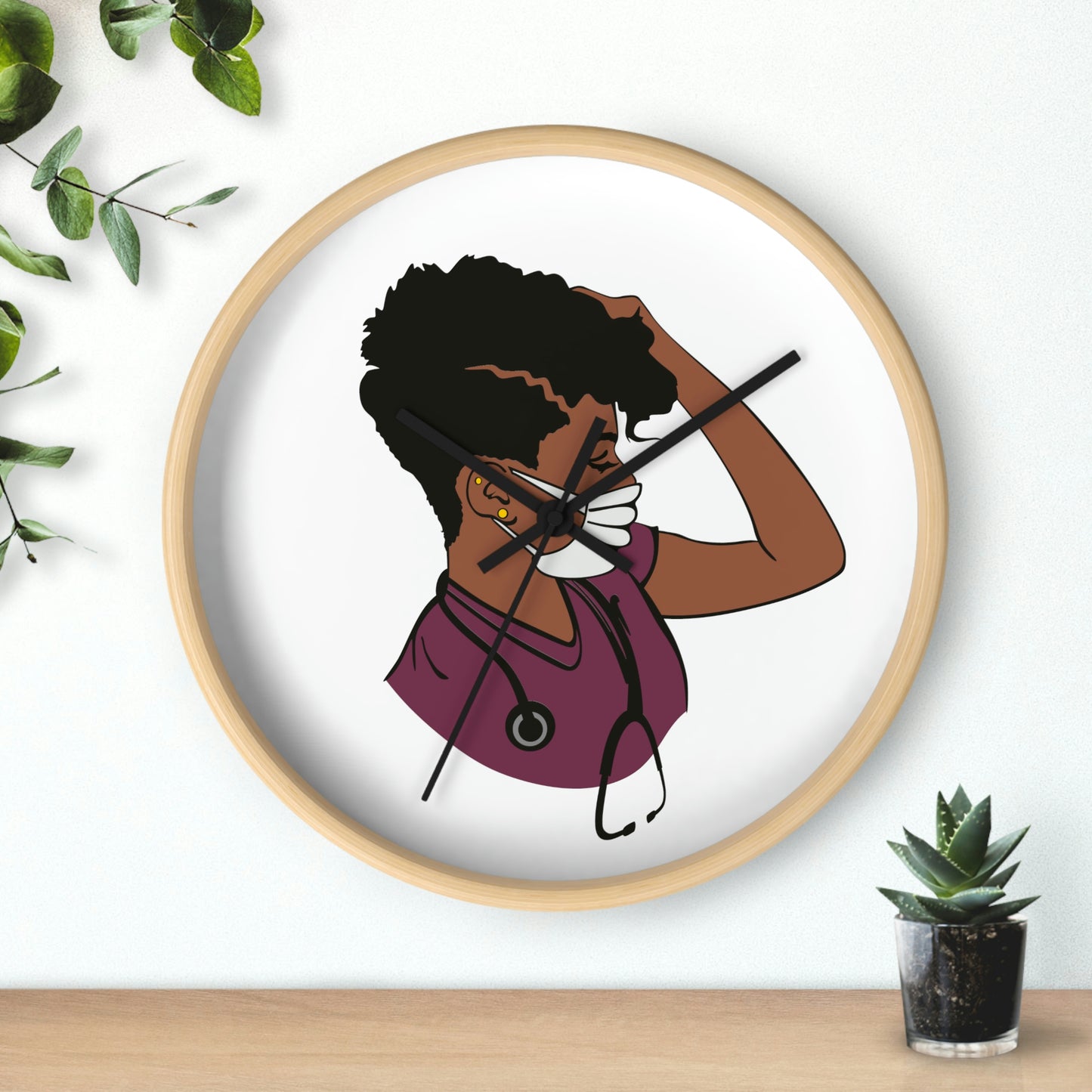 Female Doctor Wall clock